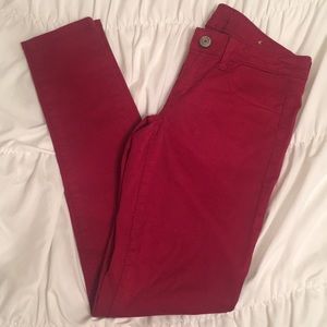 American Eagle Red Jegging Super Stretch